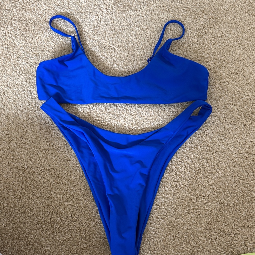 SHEIN Blue Bikini Set
